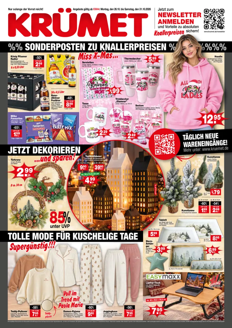 Krümet Prospekt vom 26.10.2026, Seite 1