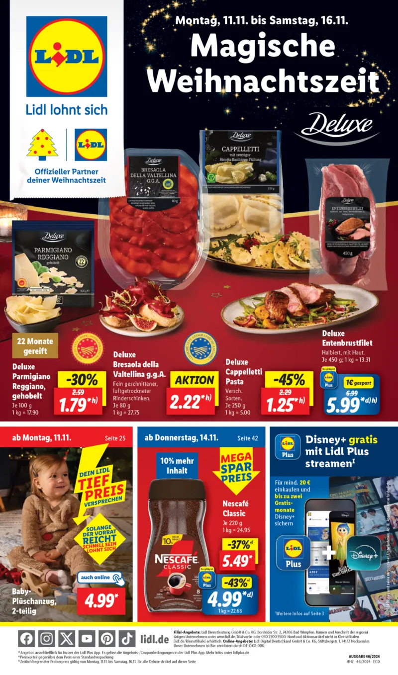 Lidl Prospekt vom 11.11.2024, Seite 1