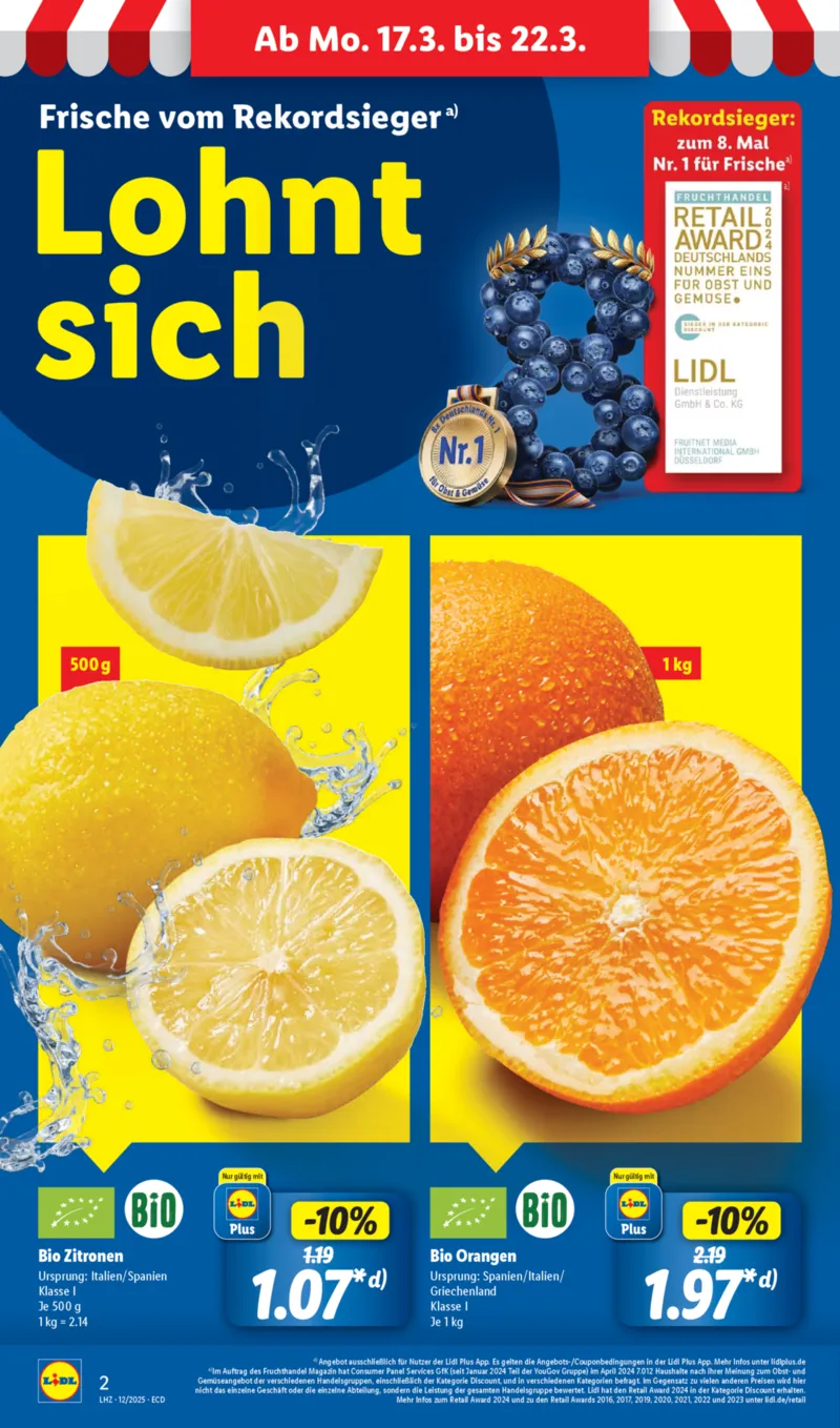 Lidl Prospekt vom 17.03.2025, Seite 2