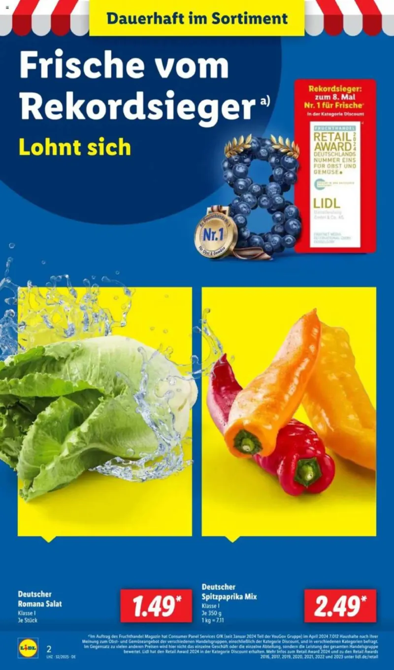 Lidl Prospekt vom 04.08.2025, Seite 2