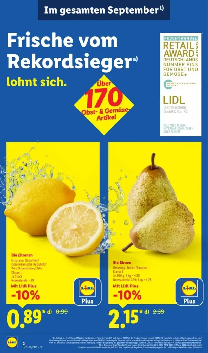 Lidl Prospekt vom 22.09.2025, Seite 2