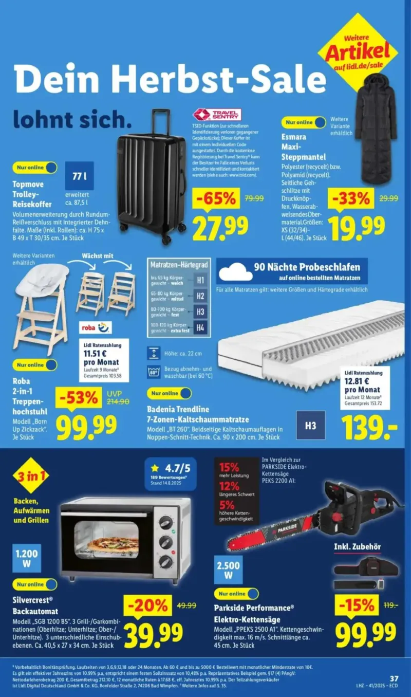 Lidl Prospekt vom 06.10.2025, Seite 65