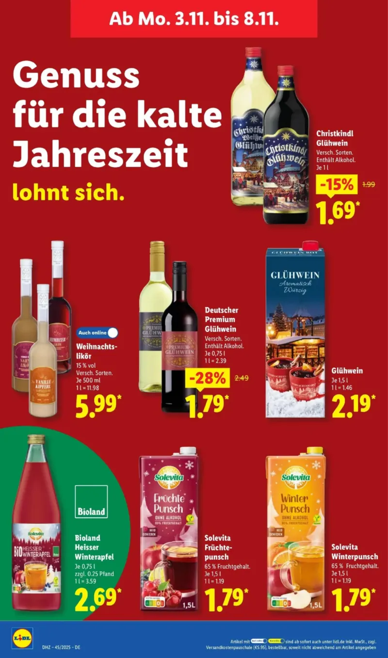 Lidl Prospekt vom 03.11.2025, Seite 14 Lidl Prospekt vom 03.11.2025, Seite 14