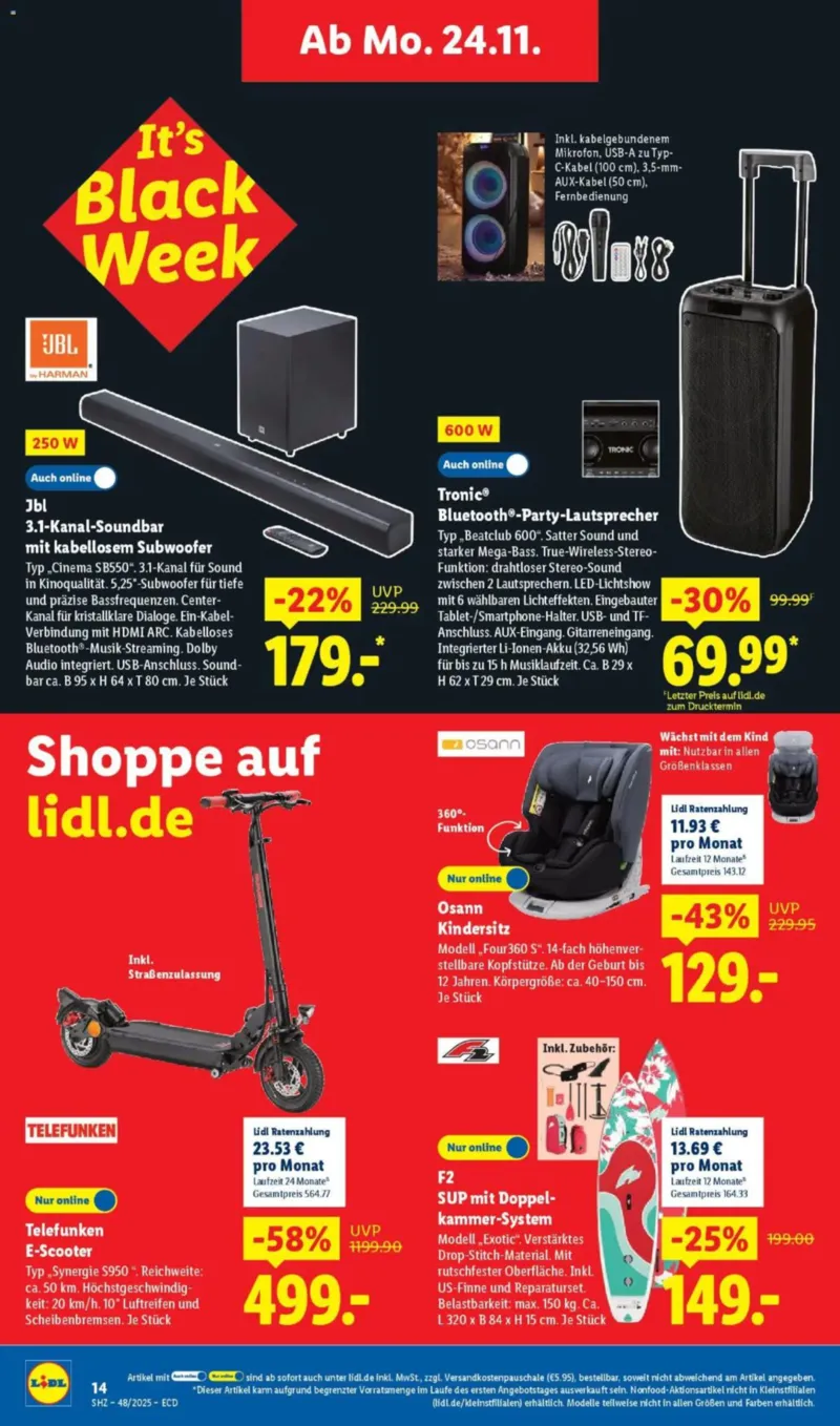 Lidl Prospekt vom 24.11.2025, Seite 14