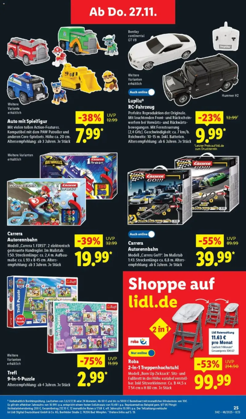 Lidl Prospekt vom 24.11.2025, Seite 27