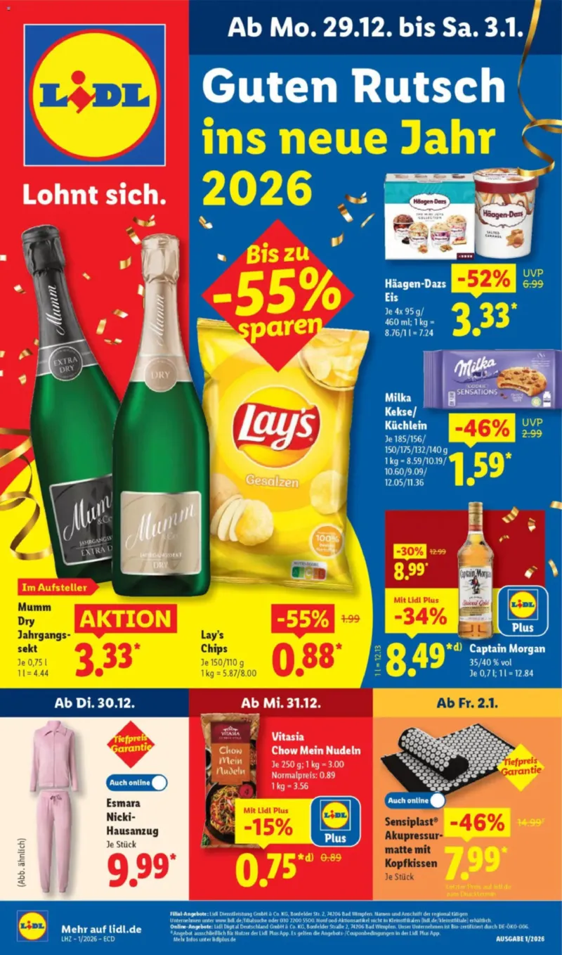 Lidl Prospekt vom 29.12.2025, Seite 1