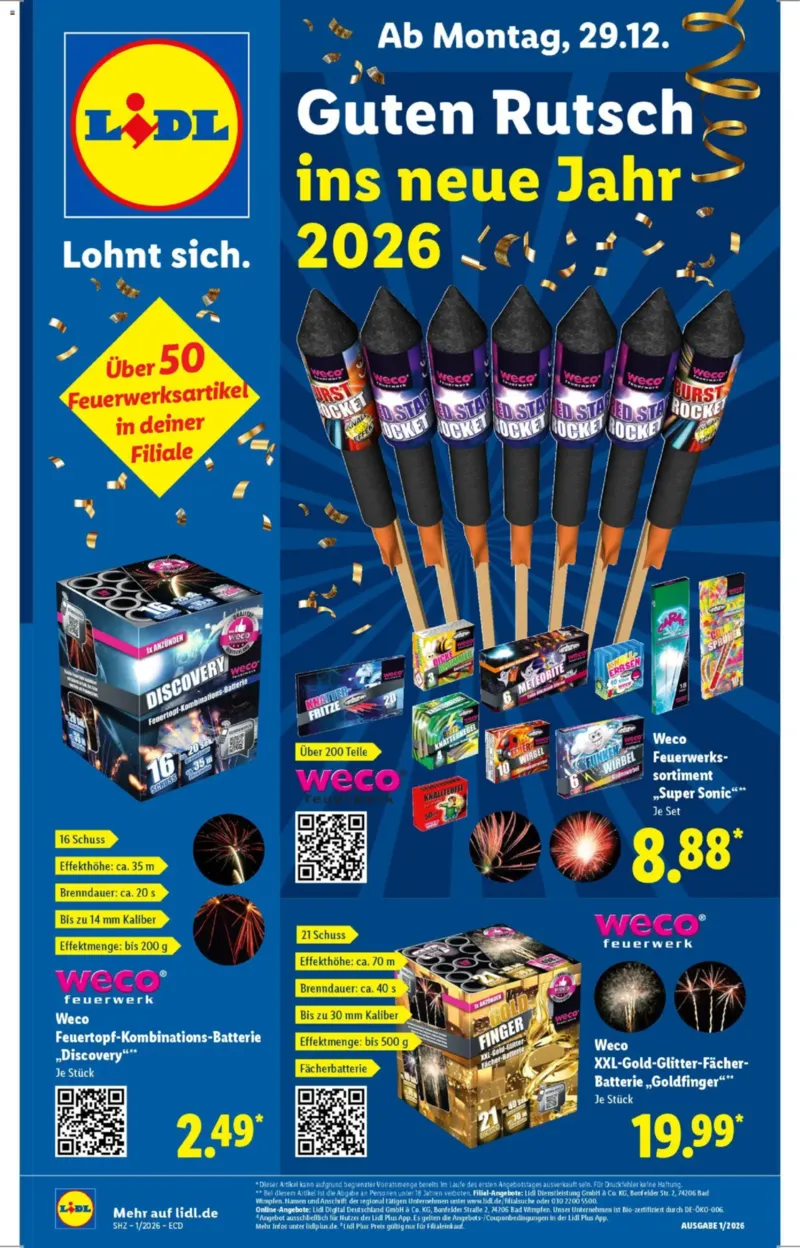 Lidl Prospekt vom 29.12.2025, Seite 1
