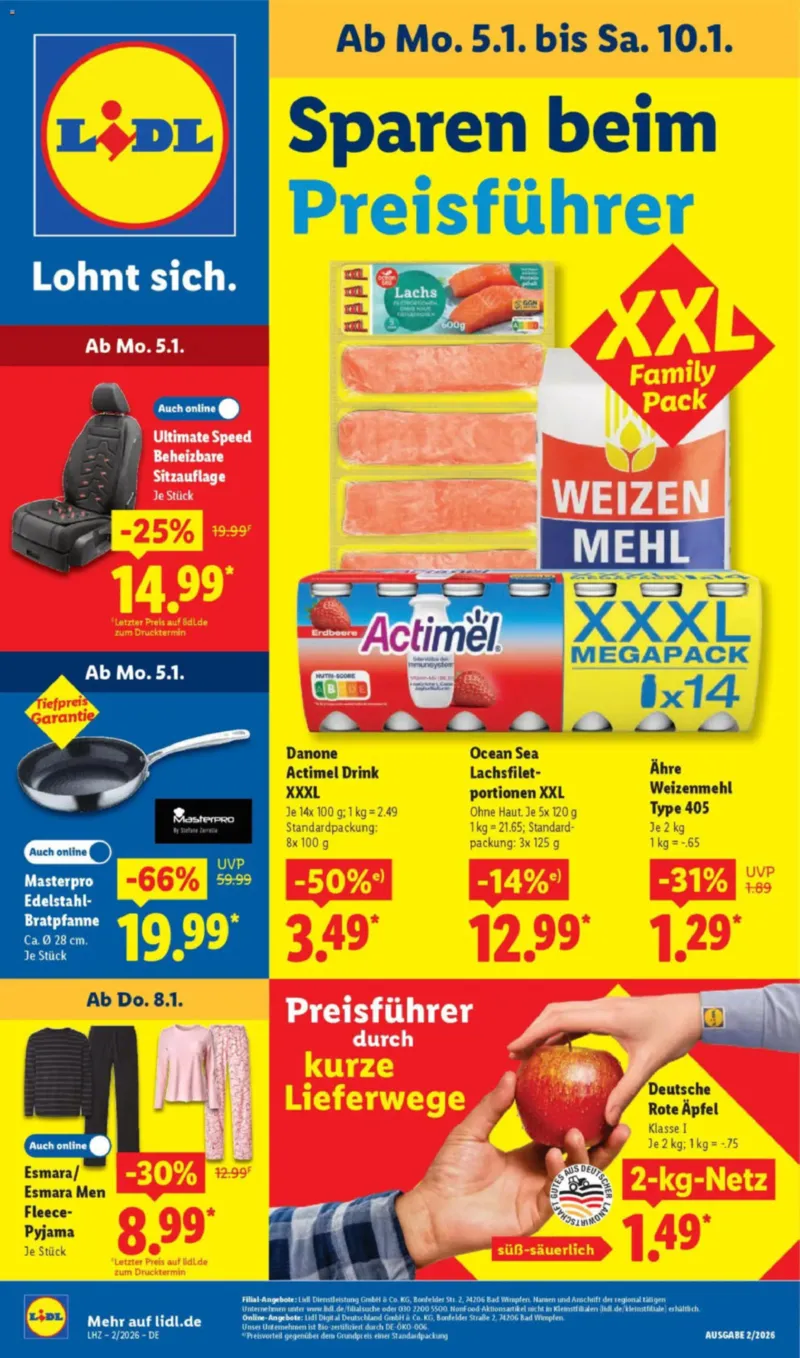 Lidl Prospekt vom 05.01.2026, Seite 1