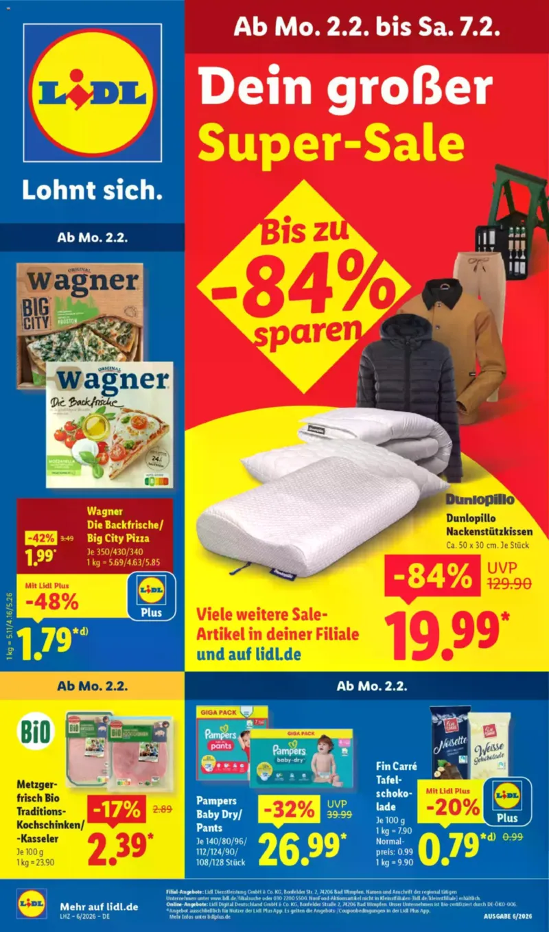 Lidl Prospekt vom 02.02.2026, Seite 1