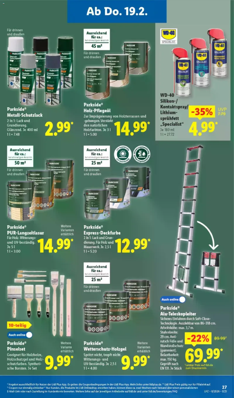 Lidl Prospekt vom 16.02.2026, Seite 45