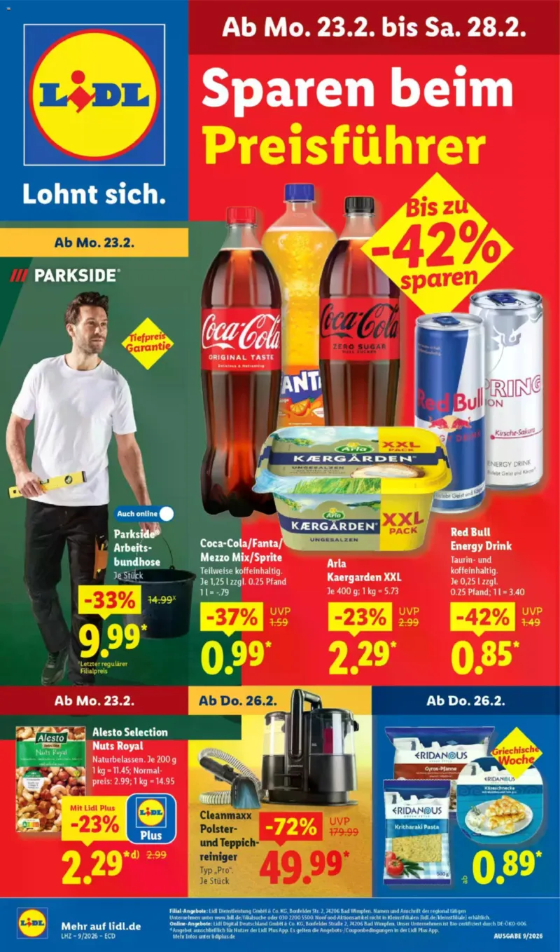 Lidl Prospekt vom 23.02.2026, Seite 1