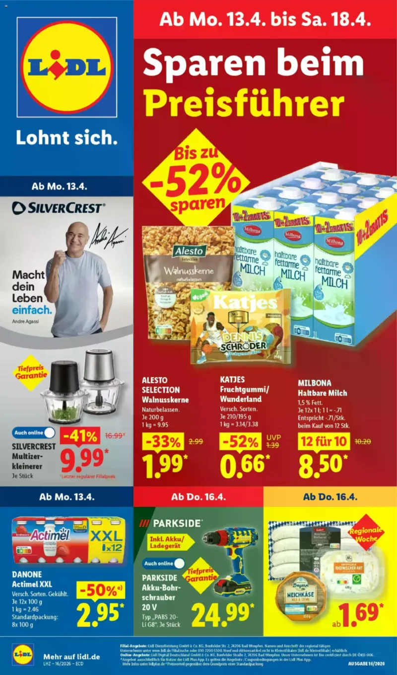 Lidl Prospekt vom 13.04.2026, Seite 1