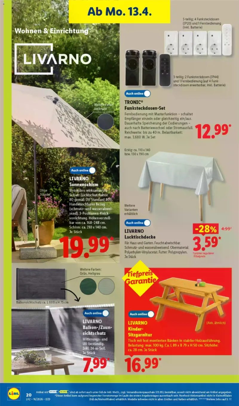 Lidl Prospekt vom 13.04.2026, Seite 38