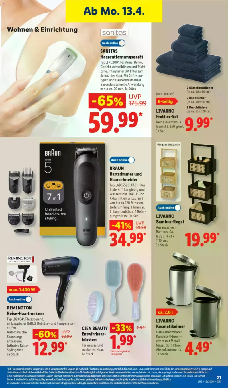 Lidl Prospekt vom 13.04.2026, Seite 39