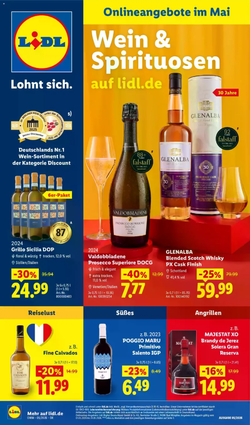 Lidl Prospekt vom 01.05.2026, Seite 1