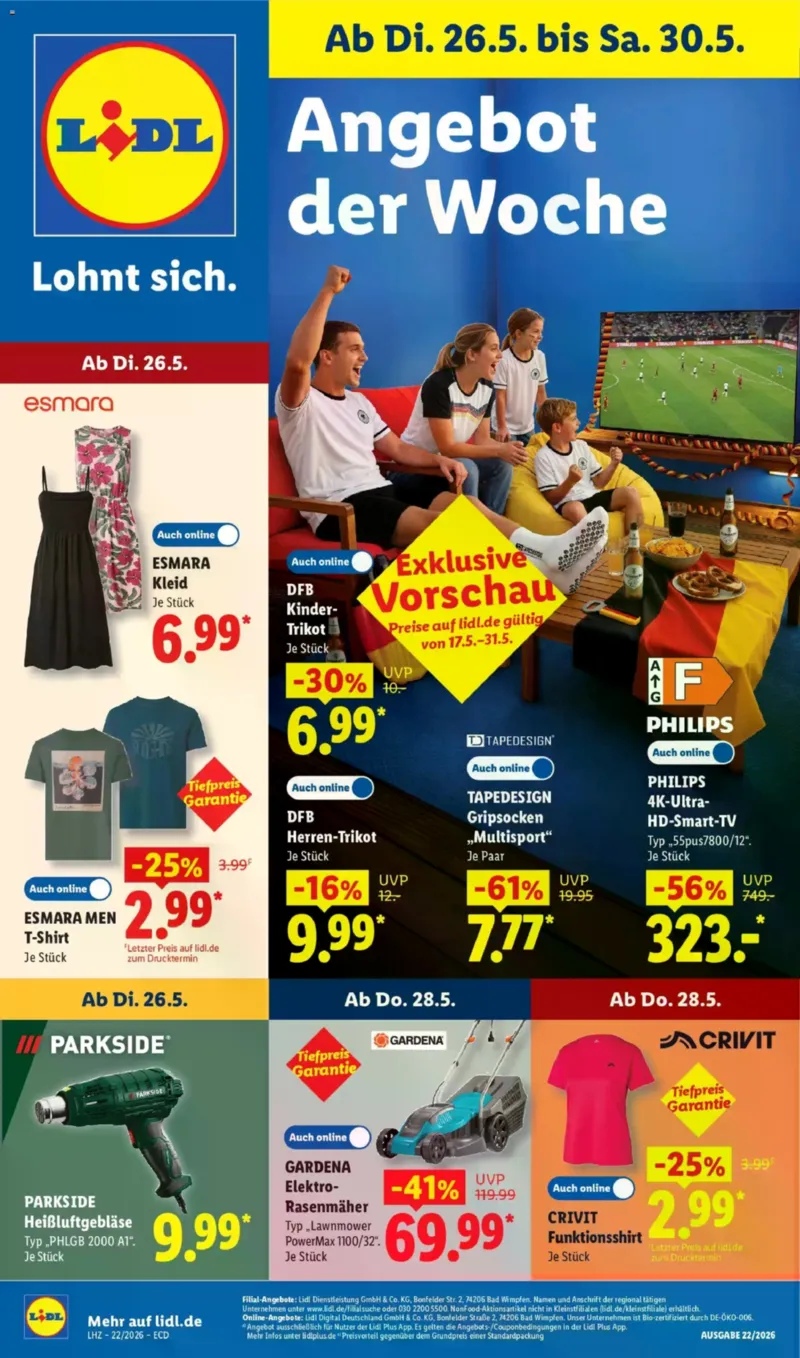 Lidl Prospekt vom 26.05.2026, Seite 1