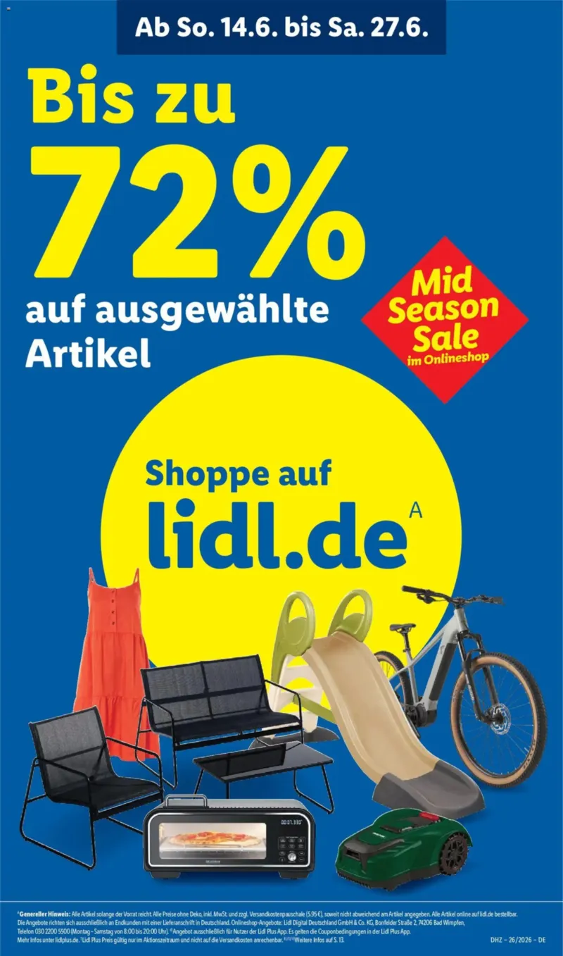 Lidl Prospekt vom 22.06.2026, Seite 70