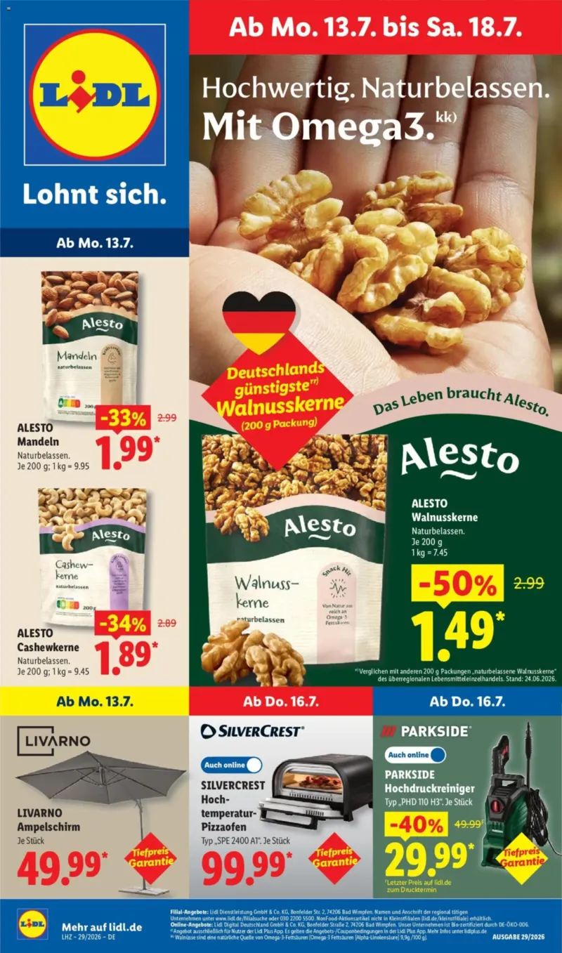 Lidl Prospekt vom 13.07.2026, Seite 1