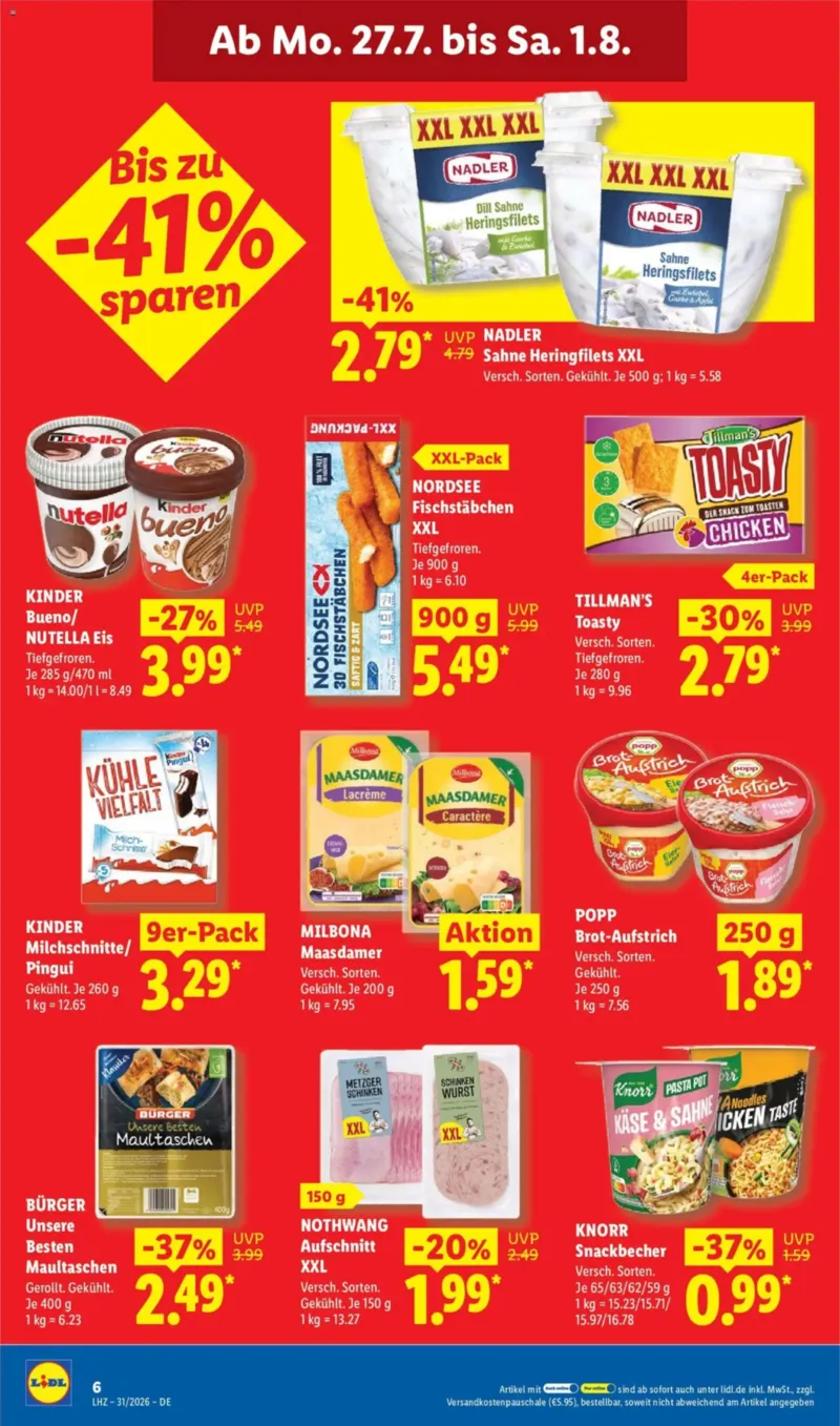 Lidl Prospekt vom 27.07.2026, Seite 16