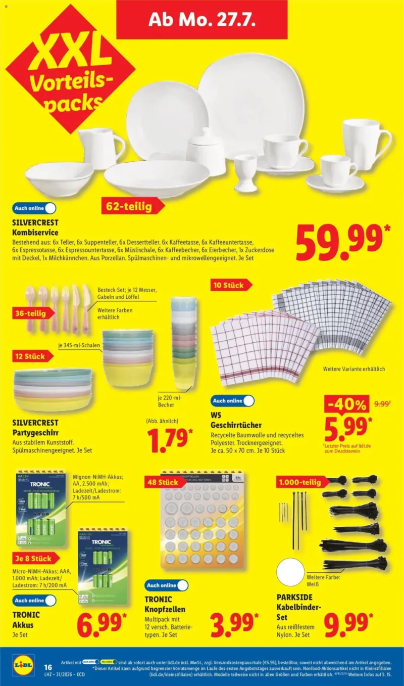 Lidl Prospekt vom 27.07.2026, Seite 32