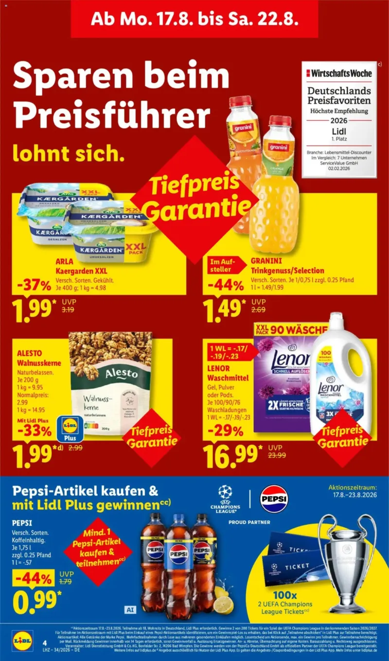Lidl Prospekt vom 17.08.2026, Seite 12