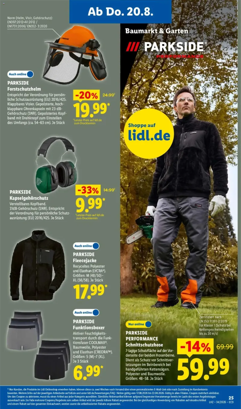 Lidl Prospekt vom 17.08.2026, Seite 45