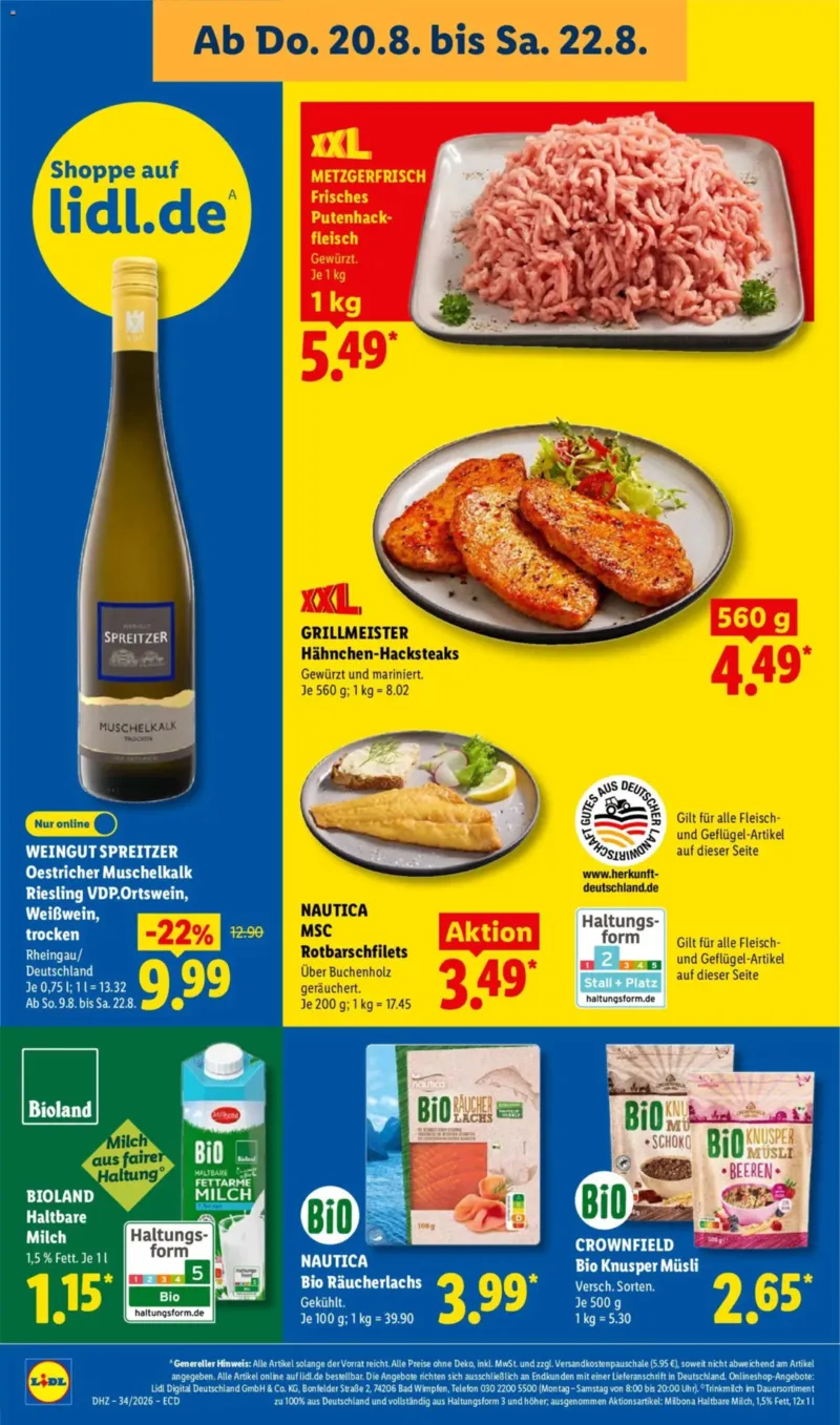 Lidl Prospekt vom 17.08.2026, Seite 54