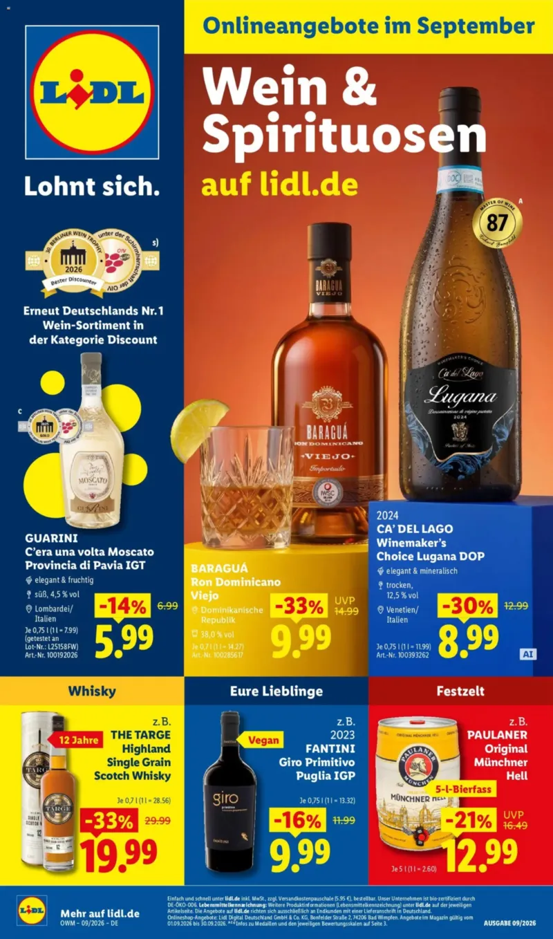 Lidl Prospekt vom 01.09.2026, Seite 1