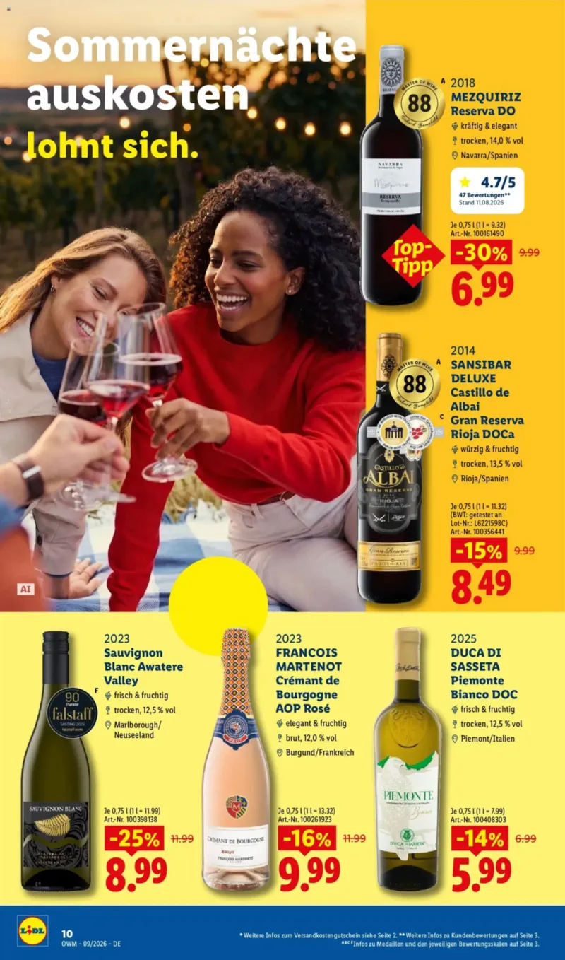 Lidl Prospekt vom 01.09.2026, Seite 10
