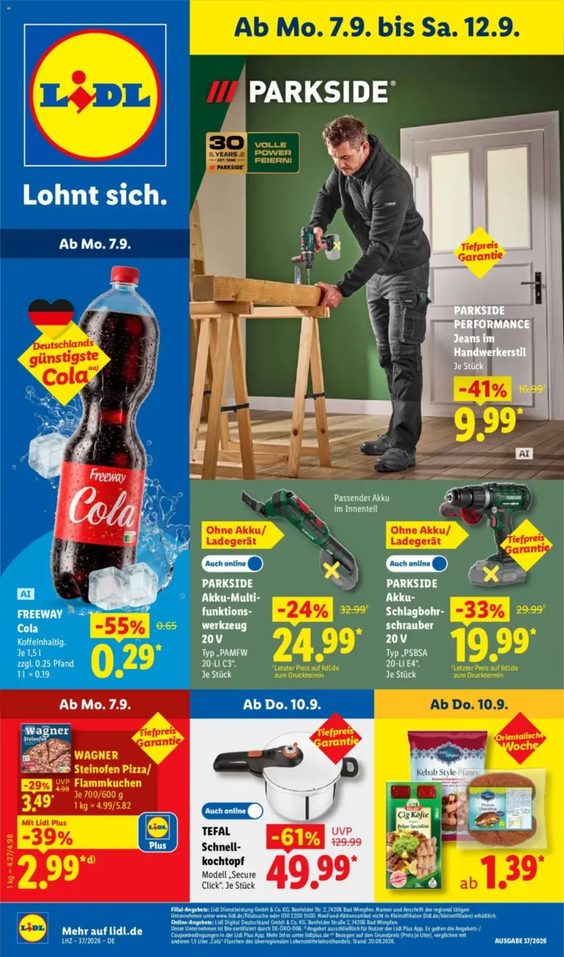 Lidl Prospekt vom 07.09.2026, Seite 1
