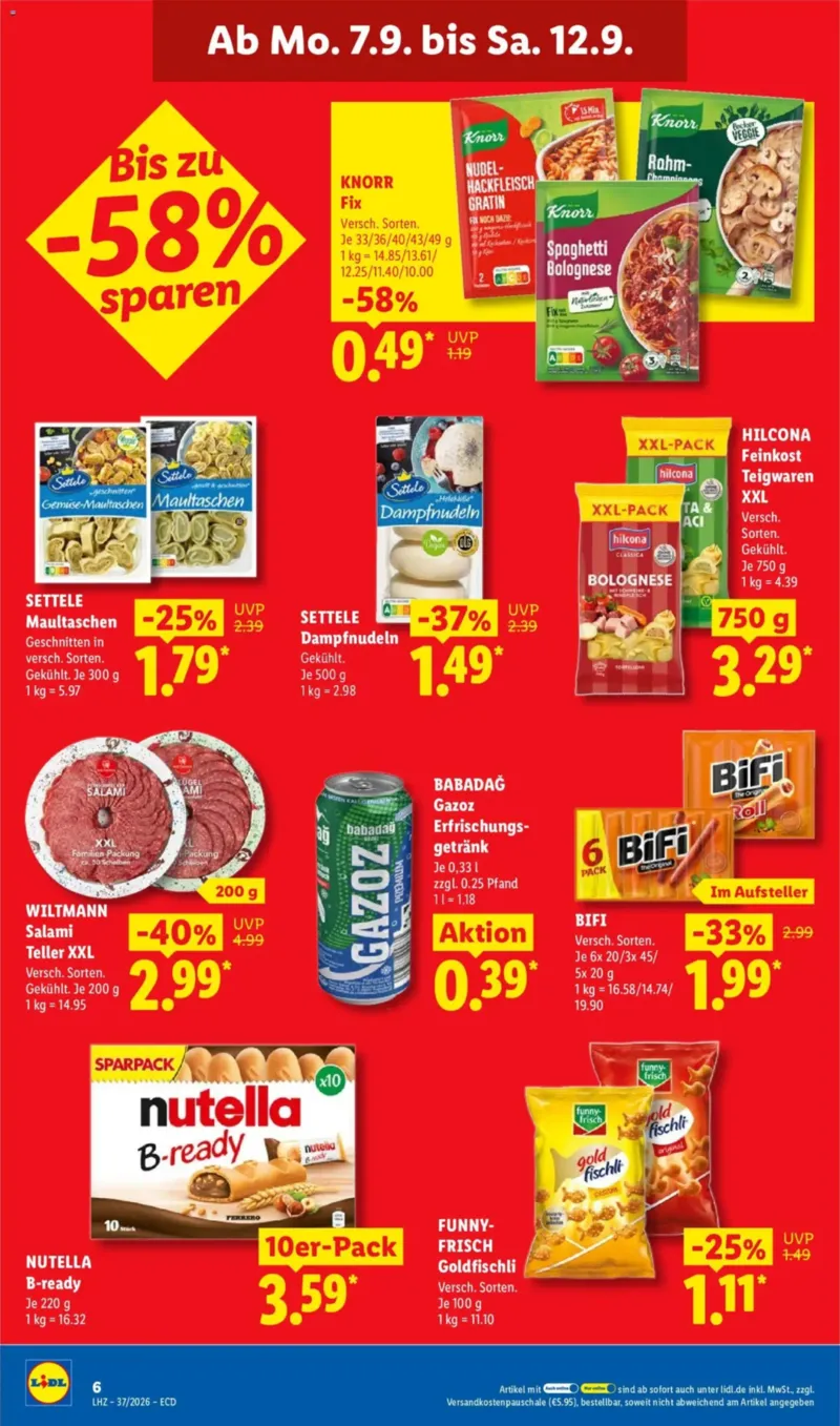 Lidl Prospekt vom 07.09.2026, Seite 16