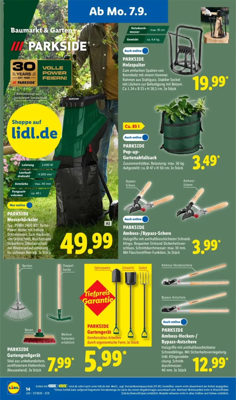 Lidl Prospekt vom 07.09.2026, Seite 32