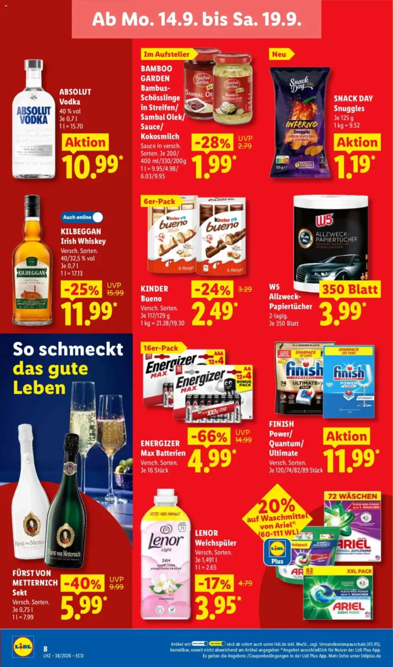 Lidl Prospekt vom 14.09.2026, Seite 16