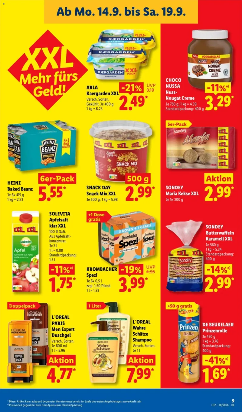 Lidl Prospekt vom 14.09.2026, Seite 17