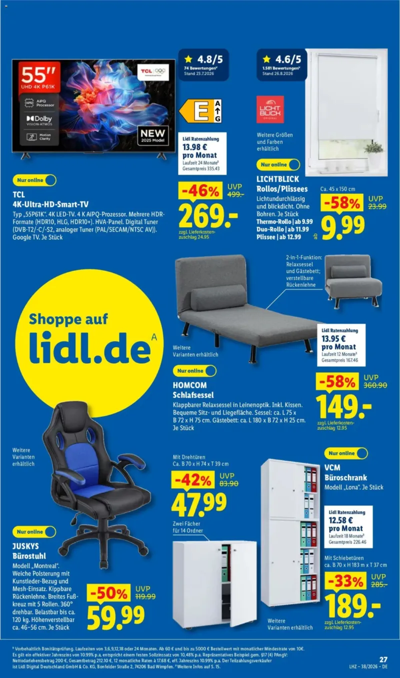Lidl Prospekt vom 14.09.2026, Seite 47