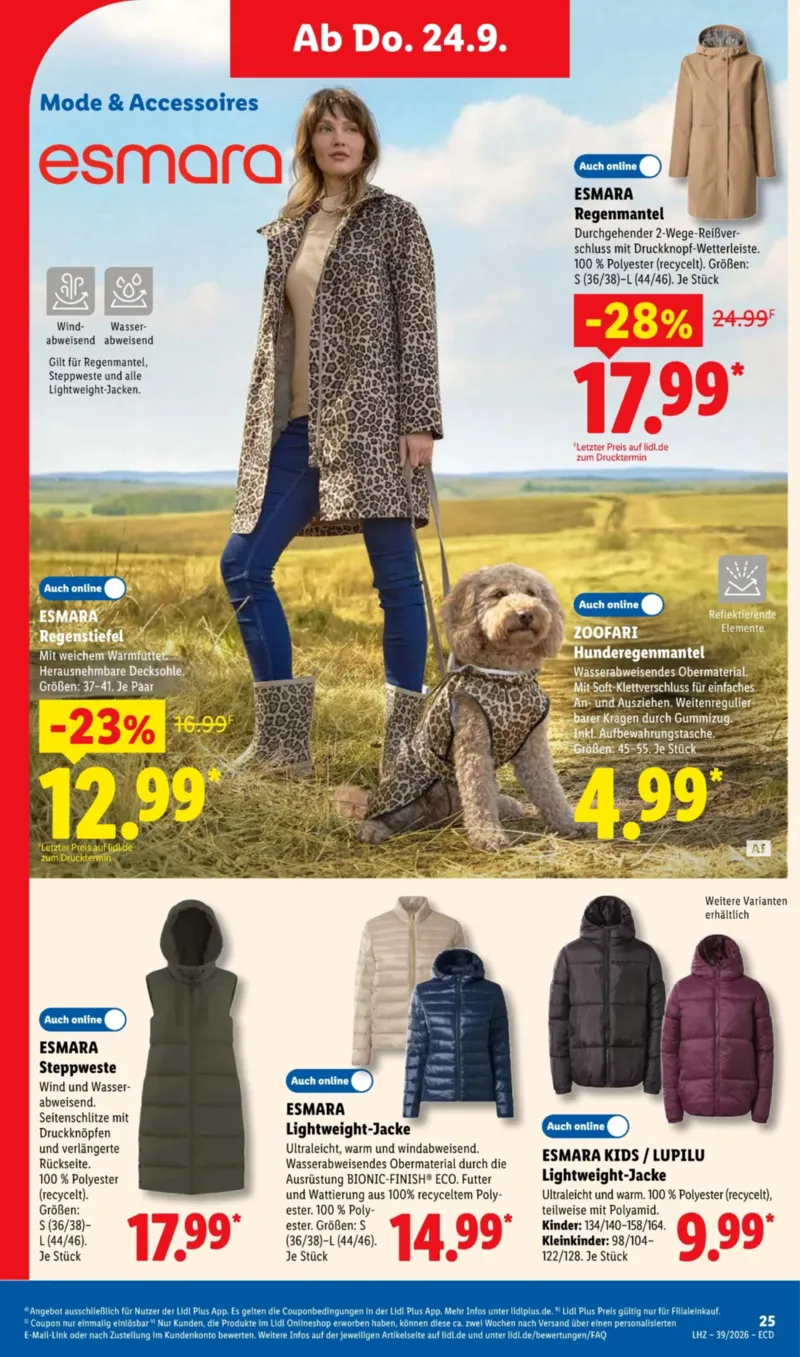 Lidl Prospekt vom 21.09.2026, Seite 39