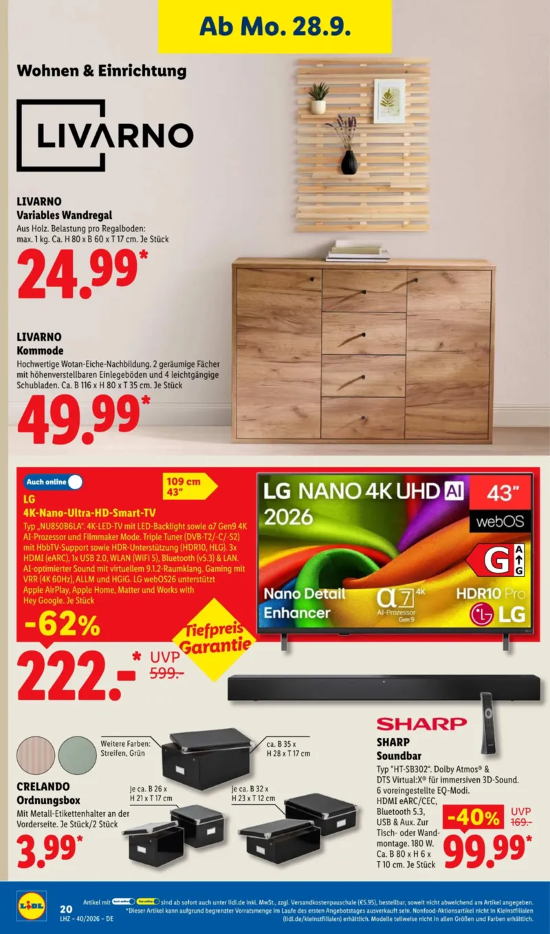 Lidl Prospekt vom 28.09.2026, Seite 36