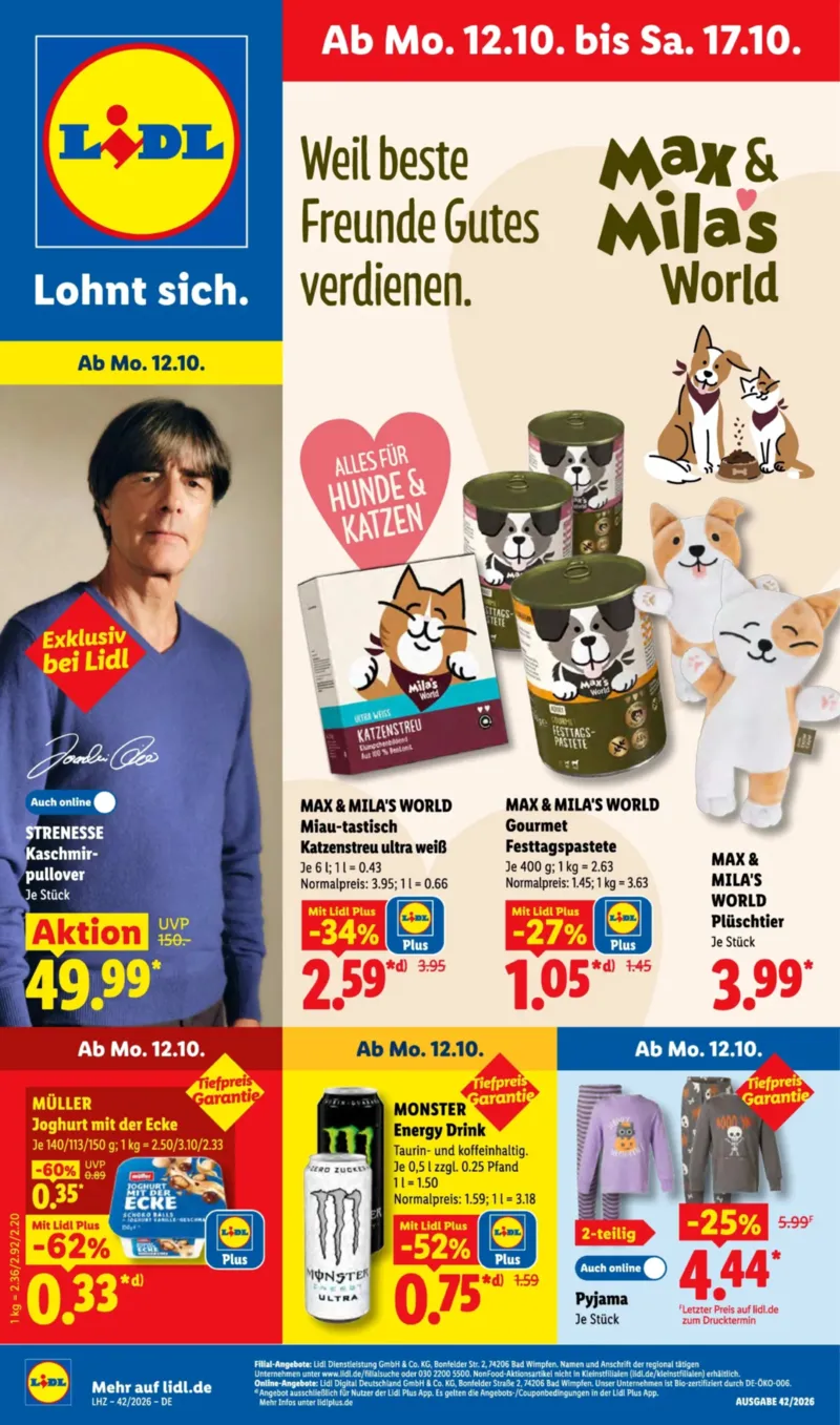 Lidl Prospekt vom 12.10.2026, Seite 1