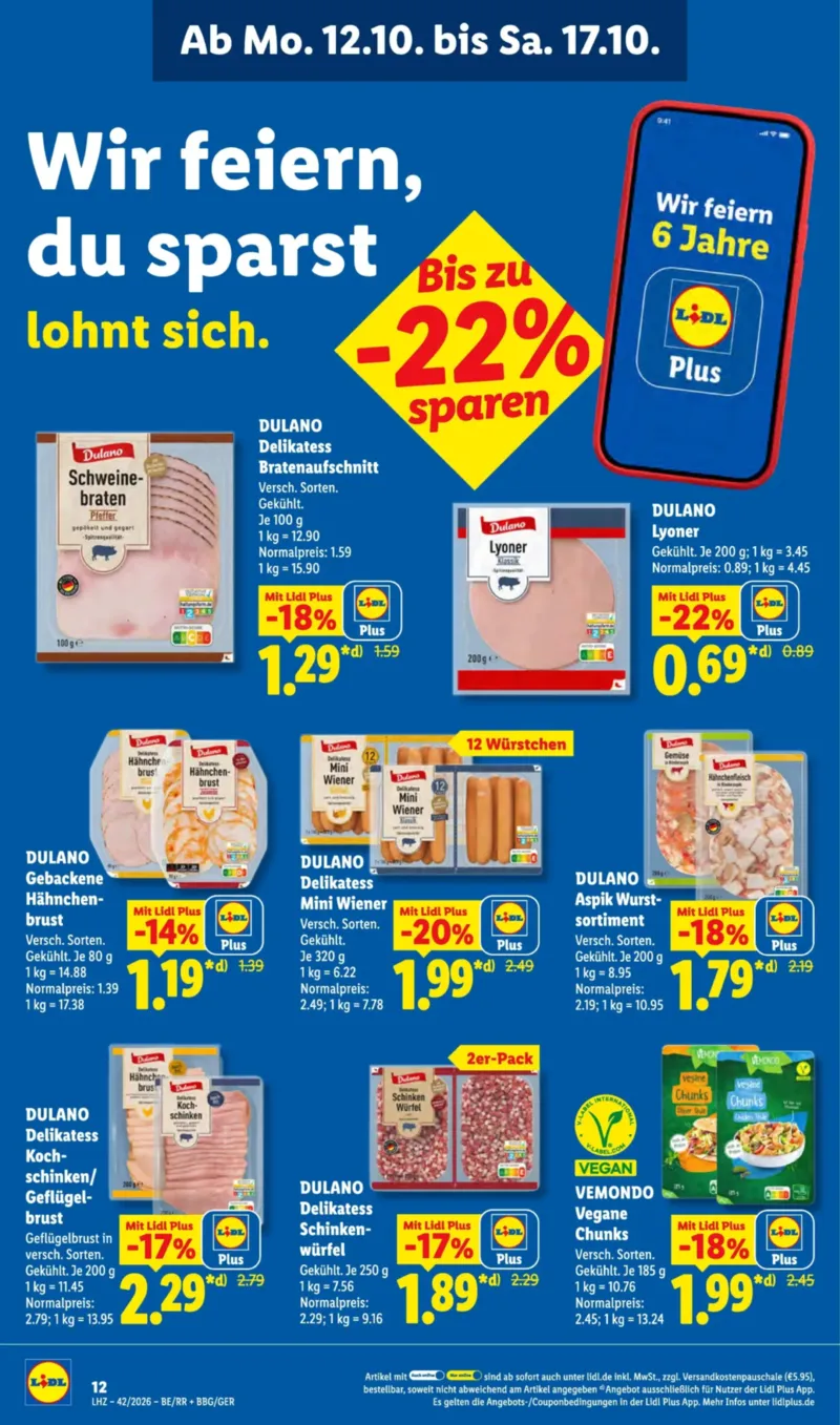 Lidl Prospekt vom 12.10.2026, Seite 22