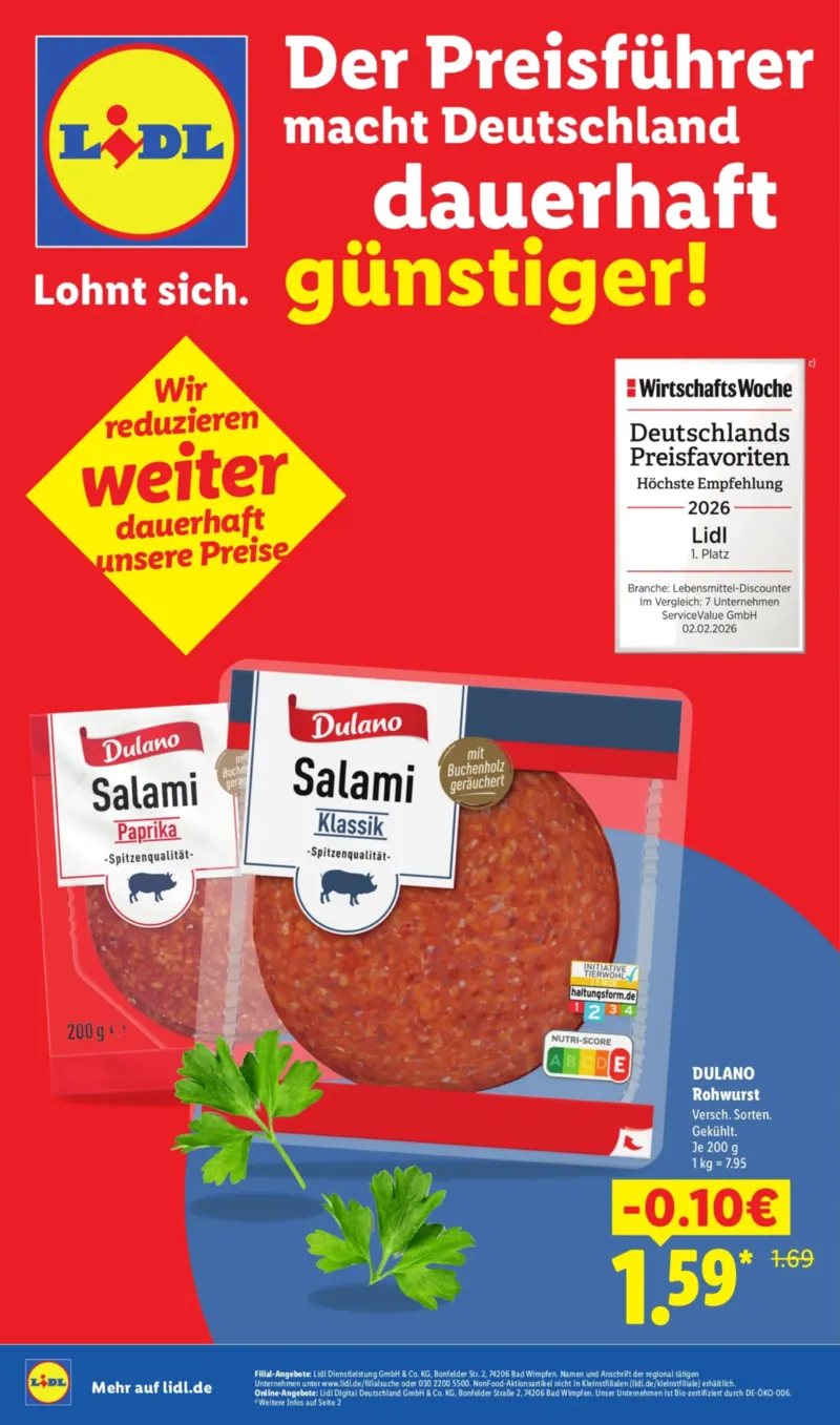 Lidl Prospekt vom 18.10.2026, Seite 1