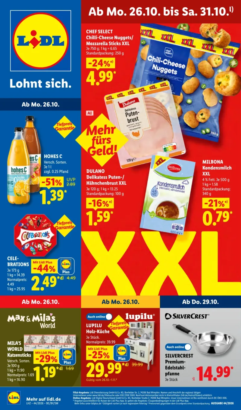 Lidl Prospekt vom 26.10.2026, Seite 1
