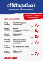 Markant Prospekt vom 29.09.2025