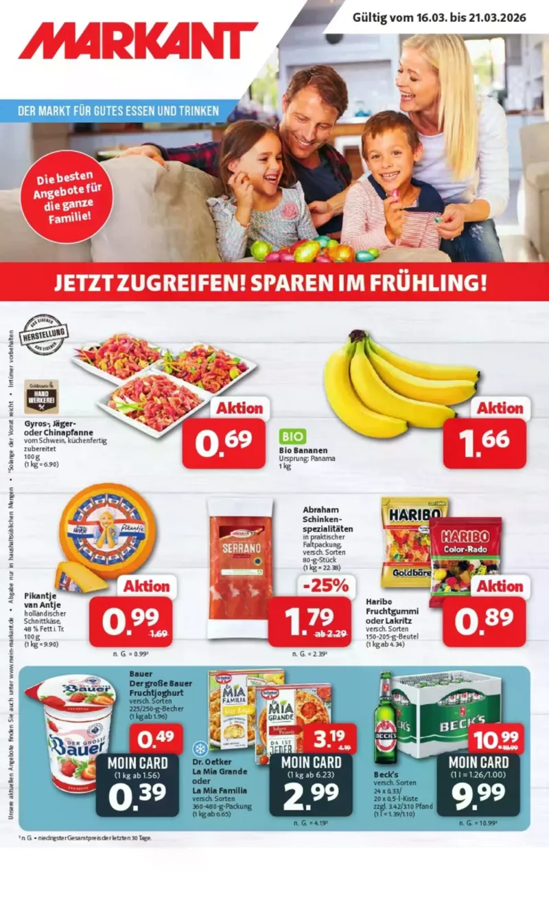 Markant Prospekt vom 16.03.2026, Seite 1
