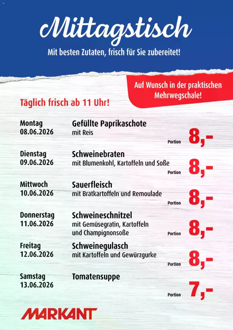 Markant Prospekt vom 08.06.2026, Seite 1