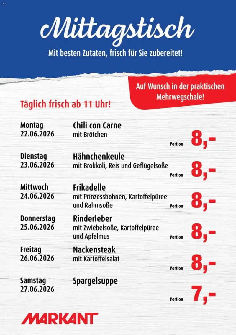 Markant Prospekt vom 22.06.2026, Seite 1