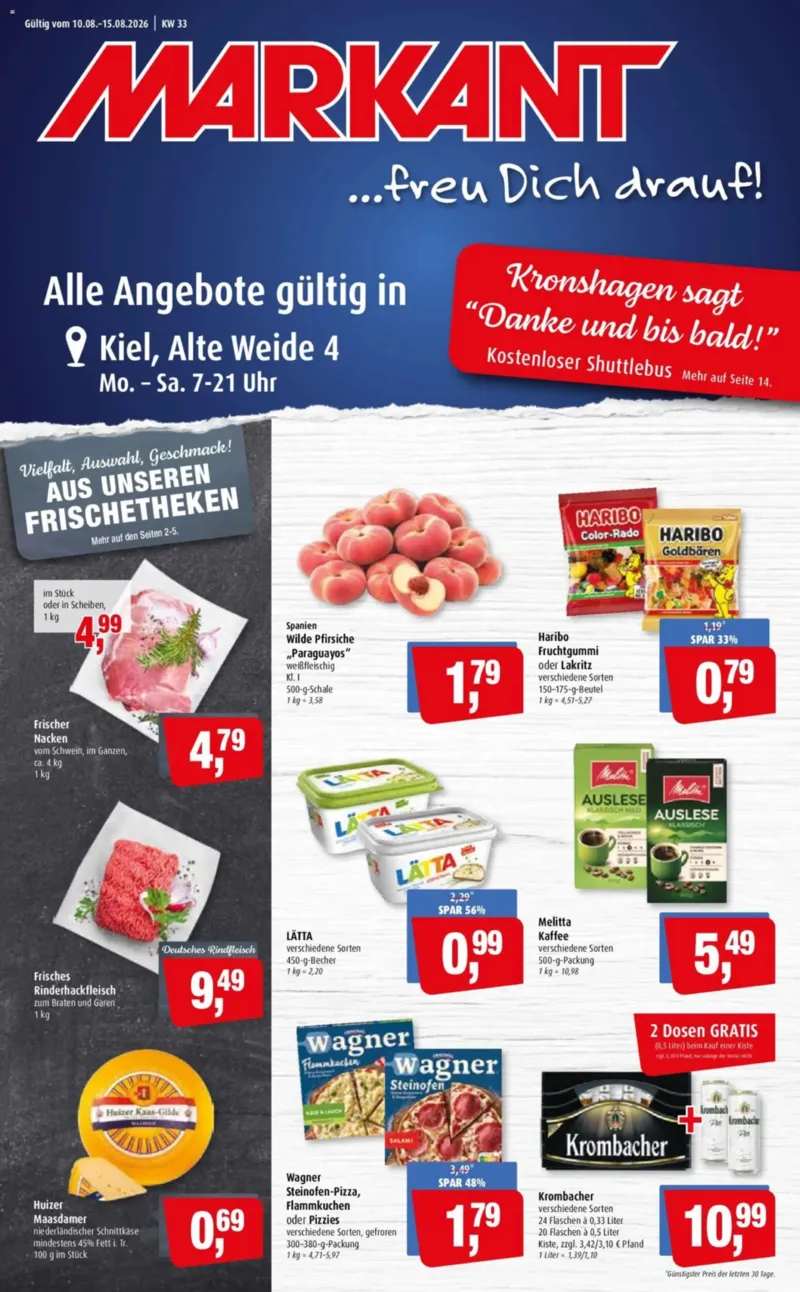 Markant Prospekt vom 10.08.2026, Seite 1