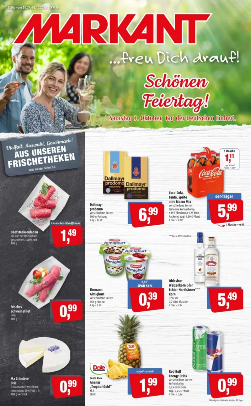 Markant Prospekt vom 28.09.2026, Seite 1