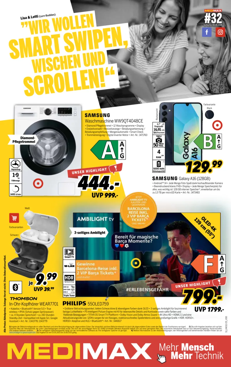 medimax Prospekt vom 01.08.2025, Seite 1