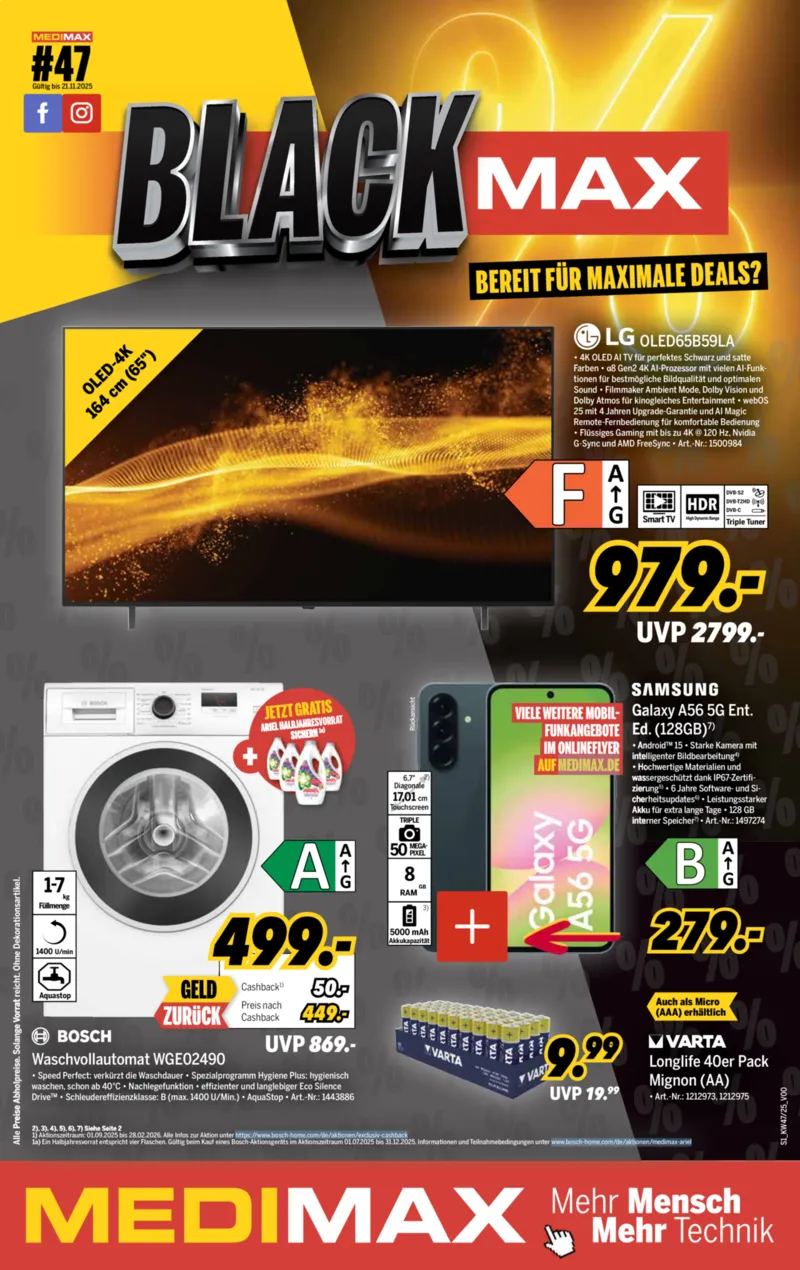 medimax Prospekt vom 14.11.2025, Seite 1