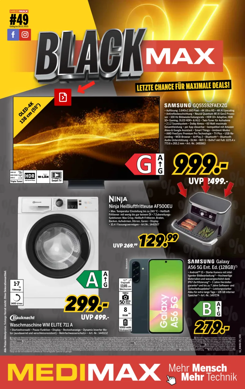 medimax Prospekt vom 28.11.2025, Seite 1